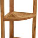 AquaTeak Kai Petite - Teak Corner Shower Storage Stand