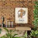 YCYD Christian Decor He is risen Hallelujah Matthew 28:8 Wood Sign, Cross Theme Decorative Sign, Wall Art Wooden Hanging Sign Decor, for Office Bedroom Living Room Home Decoration 10x8 Inch