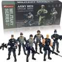 Army Men Action Figures, Soldiers Toys Army Men Set for Boys 4-7,Army Men Action Figures Military Playset Toy with Weapon for Toddler Age 3+
