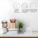 6'' x 4'' Acrylic Book Display Stand Clear Easel with Ledge Tablet Holder for Displaying Books, Pictures, Notebooks, CDs, Artworks, etc (Large) (10)