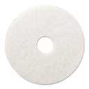 Boardwalk BWK4015WHI Standard Polishing Floor Pads, 15" Diameter, White (Case of 5)