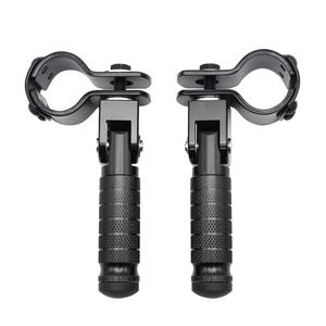 M8 Motorcycle Foot Rests Motorbike Foldable Foot Pegs Front Footpeg Rear Footpeg Electric Car Anti-Skid Rearsets Folded Footrest Bicycle 90 Degree Fixed Folding Passenger Pedal Supports Black