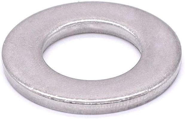 1.5" Stainless Steel Flat Washer (1.625" ID, 3" OD), 304 Stainless Steel 18-8, Bright Finish, Pack of 6