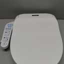 KERDE P30B Bidet Toilet Seat - Dual Control (Side Panel & Remote), Warm Water Wash, Heated Seat, Warm Air Dryer, LED Night Light,Existing Toilets Electric Bidet Elongated Electronic Heated Smart