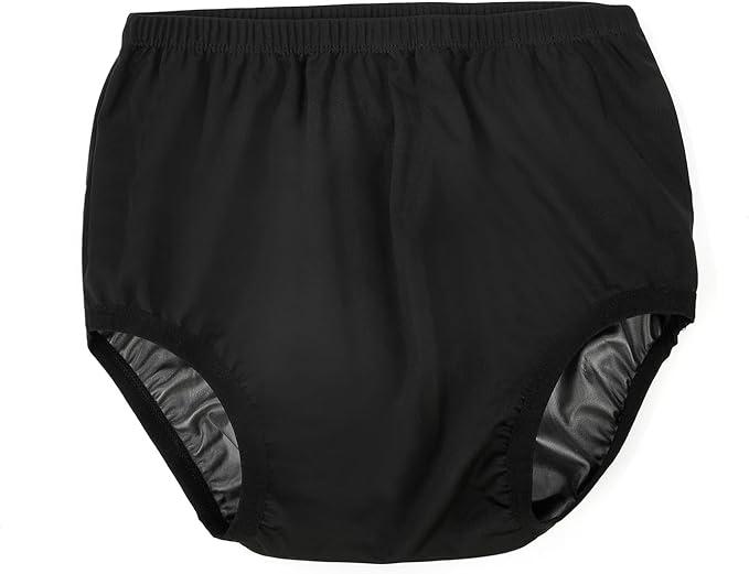 Adult Cloth Diaper Cover for Incontinence, Active Waterproof Leakproof Latex Pants, Noiseless Reusable Washable Pull Up Plastic Pants (No Cotton Inside, L)