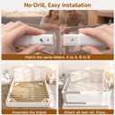 3-Sided Bed Rails for Queen Size Bed, 28'' Extra Tall Baby Guard Bed Rail