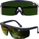 LANON Welding Safety Glasses,IR Filter Shade 5.0 Lens,Anti-Scratch & Anti-Impact,ANSI Z87.1 Double-sided Antifog,Wrap-Around Protective Safety Goggles,UV Protection