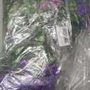 Artificial Flowers for Outdoor Faux Flower Spring Decoration, 12 Bundles Fake Plants Silk Daisy Bulk UV Resistant Realistic for Outside Porch Patio Balcony Planter Yard Garden Home Decor(Purple)