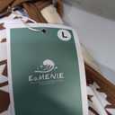 Eomenie Women's Tankini Swimsuits Two Piece Tummy Control Bathing Suit Color Block Slim Swimwear with High Waisted Bottom (Large, Printed Brown White)