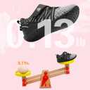 BARERUN Baby Sneakers Toddler Shoes Soft Anti-Slip Sole Newborn First Walkers Infant Toddler Breathable Athletic Running Shoes (Gray)