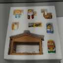 JOYIN 13 PCS Christmas Little Nativity Playset, Reenact Miniature Toys Nativity Set, Christmas Manger Scene for Kids, Present, Xmas Decorations