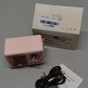 Retro Bluetooth Speaker, Portable Wireless Speaker with Crystal Clear Stereo Sound Rich Bass, Best Birthday Gifts Ideas for Women Teenage (Pink)