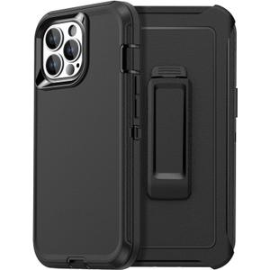 AICase for iPhone 14 Pro Max Case(6.7") with Belt Holster,Heavy Duty Drop Protection Full Body Rugged Shockproof/Dust Proof Military Protective Tough Durable Men for iPhone 14 Pro Max 6.7"