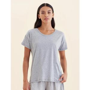 Jada organic cotton knit tee grey marl s
