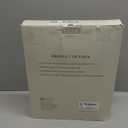 ZICOTO Decorative File Organizer Box Set of 2 - Collapsible Linen Filing Cabinets w/Handles Are Perfect to Store all Your Documents & Hanging File Folders - Portable Easy Slide Crates with Lid (Ivory)