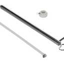 Vestil PAIL-PST Manual Piston Pail Pump, Steel, 1" Bung