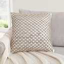 Boho Living 18x18 White Throw Pillow Covers with Pillow Insert Included, Pack of 1