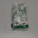 Hopolon Clear Christmas Lights Set,2Pack 50Count 13Feet Incandescent Bulb Mini String Lights with White Wire for Indoor Christmas Tree Garland Birthday Wedding Party Festival Decoration,Warm White