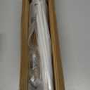 4 Pack White Tension Curtain Rod for Windows 28 to 48 inch, Adjustable Expandable Pressure Spring Curtain Rod No Drilling, 7/8" Curtain Rod for Bedroom Doorway Closet Door