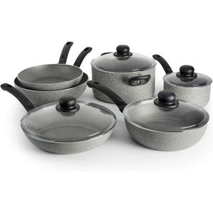 BALLARINI Asti by HENCKELS 10-pc Aluminum Nonstick Cookware Set