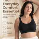 SHAPERMINT Wireless Bras for Women No Underwire Small to Plus Size Bralettes with Support and Natural Lift, Size 4XL