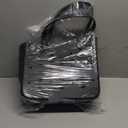 PoVwlty X-Large Rubber Beach Bag for Men & Women, Large Capacity Travel Tote Bag for the Beach Boat Pool (Black)