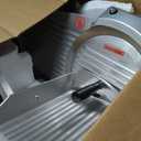 VEVOR Commercial Meat Slicer, 10 inch Electric Food Slicer, 240W Frozen Meat Deli Slicer, Premium Chromium-plated Steel Blade Semi-Auto Meat Slicer For Commercial and Home use