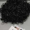 70s 80s Afro Wig Black Short Curly Hair Men and Women Disco Rock Hippie Halloween Costume Wig