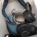 1 Gallon Insulated Water Bottle | Upgraded Thickened Stainless Steel Metal Portable Sports Large Water Jug for Gym and Hiking with Carrier Bag, Handle Strap | BPA-Free 128 oz (Indigo/Black)