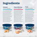 Blue Buffalo Tastefuls Natural Flaked Wet Cat Food Variety Pack, Tuna, Chicken and Fish & Shrimp Entres in Gravy 5.5-oz Cans (12 Count - 4 of Each) (EXP 03/04/28)