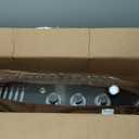 ELLO&ALLO LED Shower Panel Tower System, Hydroelectricity Display Rain Massage with Jets, Brushed Black