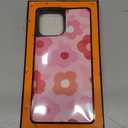 Shorogyt for iPhone 12 Pro Max Wallet Case with Card Holder, Designer PK Flower Pattern Kickstand Magnetic Clasp Back Flip Folio Leather Phone Cases for iPhone 12 Pro Max for Women Men Girls (26-Pink Flower)