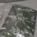 MUXHOMO Dark Green Bed in a Bag Queen 7 Pieces, Queen Comforter Set Reversible Botanical Flowers Design, Ultra Soft & Breathable Bedding Sets with Comforter, Sheets, Pillowcases & Shams