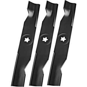 173920 High Lift Mower Blades Compatible with Hu sqvarna/Craftsman/Pou LAN 48" Cut Deck, 180054 Mower Blade Set Fit for YTH24V48 YTH2348 Lawn Mower, Replace 532180054, 532173920, PP24005, 3 PK