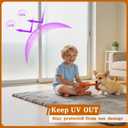 Frosted Glass Window Film, Static Cling 23.6 x 78.7Inch