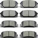 D2299 D2398 Front Rear Ceramic Brake Pads Set Fit For 2022 2023 2024 Hyundai Tucson, For 2023 2024 2025 Kia Sportage