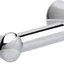 DELTA FAUCET D73850 Lahara Wall Mount Spring-Loaded Toilet Paper Holder Bath Hardware Accessory in Polished Chrome