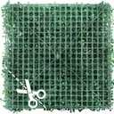 Sunnyglade 12 Pieces 20"x 20" Artificial Boxwood Panels Topiary Hedge Plant, Privacy Hedge Screen Sun Protected Suitable for Outdoor, Indoor, Garden, Fence, Backyard and Decor (12PCS)