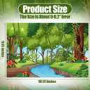 HunnmingRe 6x9ft Rainforest Falls Decorations Jungle River Backdrop 2026 VBS Tropical Forest Background Safari Wild Animals Photography Decor Summer Party Photo Studio Props