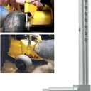 AM136328 Mower Deck Gage Wheel Arm LH Front Or RH Rear Replacement Parts Kit Fit For X300, X304, X310, X320, X324, X340, X360, X500, X520, X530, X534, X540, X590 Lawn And Garden Tractors