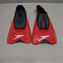 Speedo Unisex Adult Swim Training Fin Switchblade (XXXS - Youth Shoe Size 1-1.5, Black/Red Frustration Free Packaging)