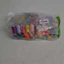 Blibly 100pcs Bobbins Sewing Threads Kit, 500 Yard Polyester Threads, Prewound Bobbins with Case, 50 Colors