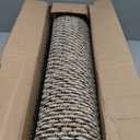 House, Home and More Skid-Resistant Carpet Runner - Black Ripple - 12 Feet X 27 Inches