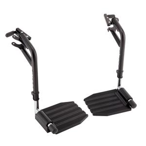 Invacare Wheelchair Legrest with Swing-Away Design, Adjustable Footrest Length and Flip-Up Composite Footplate, Easy-to-Install, Designed for Invacare Wheelchair