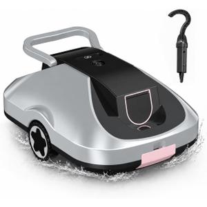 200mins Runtime Automatic Pool Vacuum Robot for Leaves & Dirt