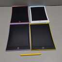 TECJOE 4 Pack LCD Writing Tablet, 8.5 Inch Colorful Drawing Board, Kids Travel Games Activity Learning Toys, Birthday Gifts for 3-8 Year Old Boys Girls Toddlers Preschooler (Blue & Pink & Yellow & Purple)