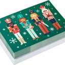 Hallmark Boxed Christmas Cards, Four Nutcrackers (40 Cards and 40 Envelopes)