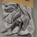 2 Pcs Satin Pillowcase for Cervical Pillow, Baby Blue Silky Cervical Pillow Case Contour Pillow Case Cover with Zipper, Smooth Ergonomic Pillowcase for Neck Pillow Cover