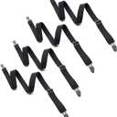 Extend 20" to 78" Adjustable 4-Piece Under Sofa, Mattress, Bed Sheet Fastener, Long Strap Clip Bands BDJ01