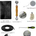 Replacement Window Screen Door Repair Kit - 48"x118" Durable Mesh Screen with Tools - DIY Window/Sliding Door/Porch Screens Replacement for Home, RV & Patio